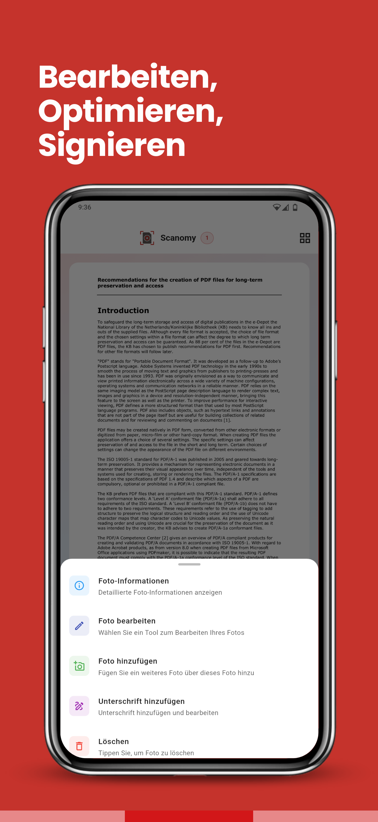 Scanomy Bildschirmfoto 4