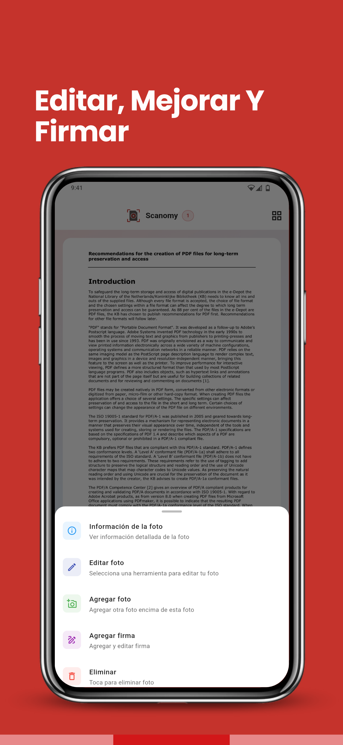 Captura de pantalla Scanomy 4