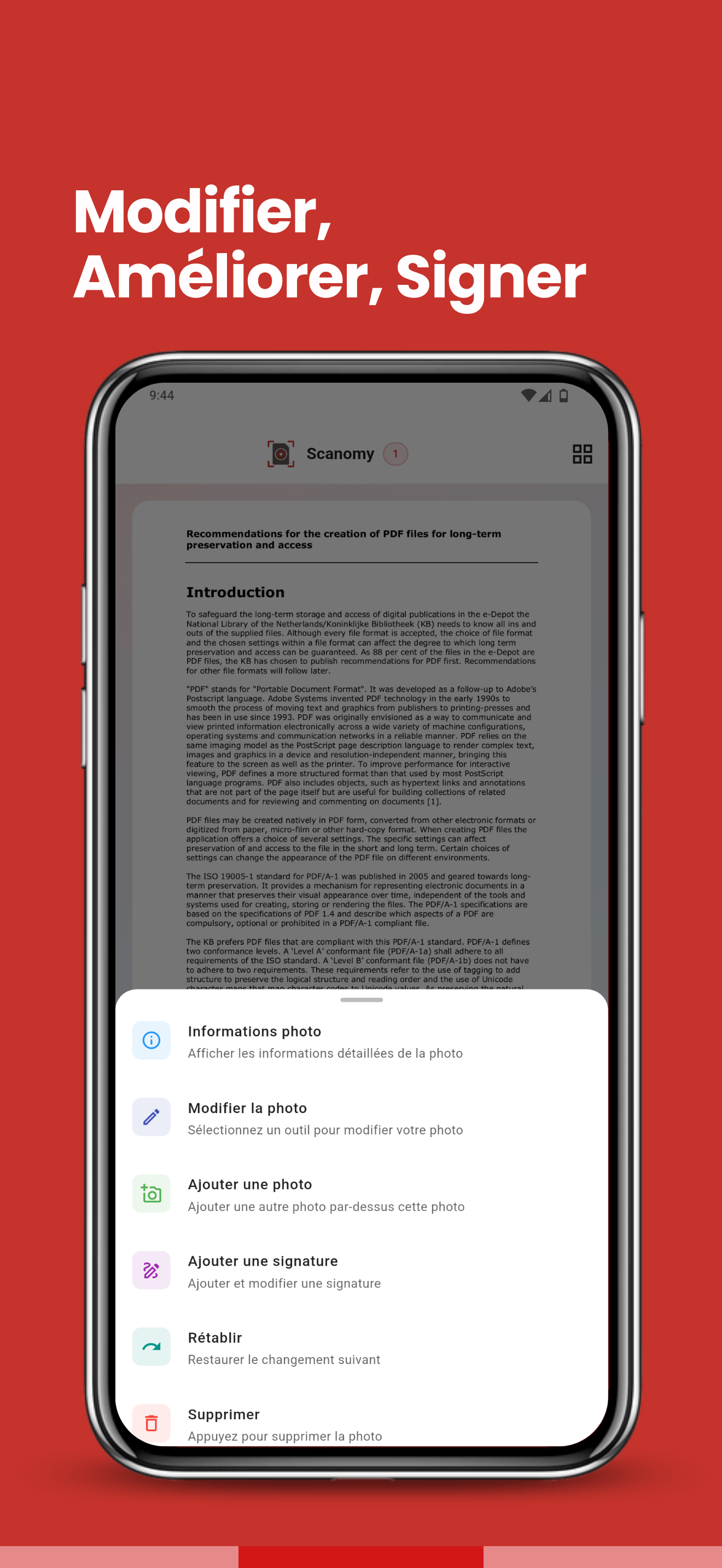 Capture d'écran Scanomy 4
