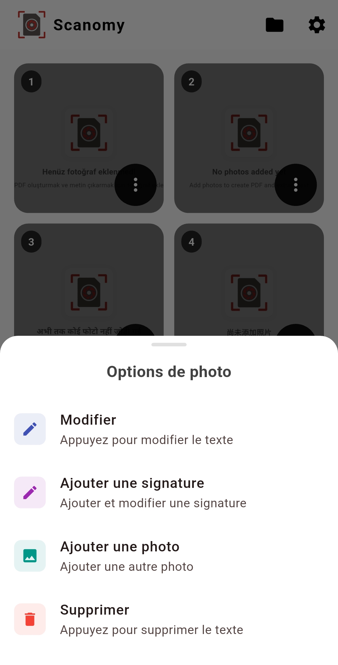 Capture d'écran de l'application 3