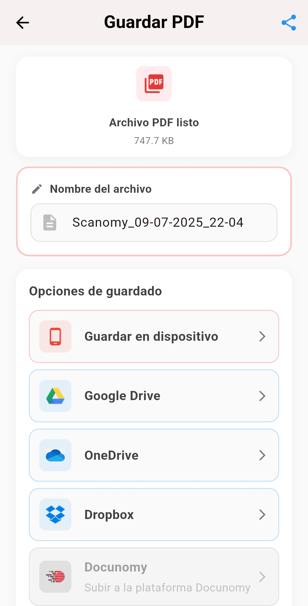 Captura de Pantalla de la App 4